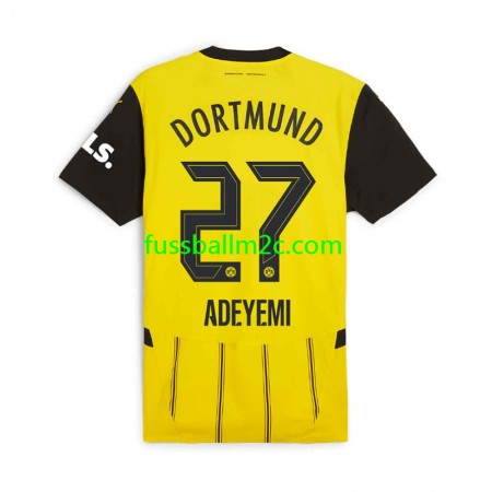 Fußballtrikots Borussia Dortmund Karim Adeyemi 27 Heim Trikotsatz 2024-2025